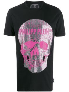 Philipp Plein декорированная футболка с короткими рукавами