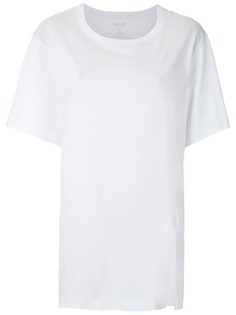 Osklen футболка с короткими рукавами и боковыми разрезами