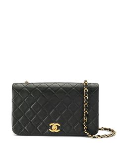 Chanel Pre-Owned сумка на плечо 1990-х годов с откидным верхом