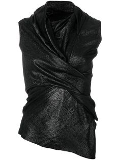 Rick Owens Lilies асимметричная блузка с запахом