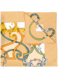 Hermès платок с принтом