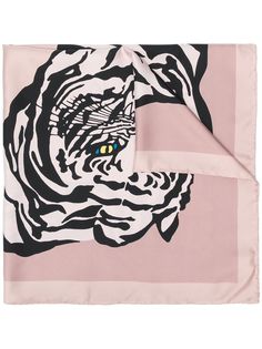 Valentino Garavani шарф с принтом тигра