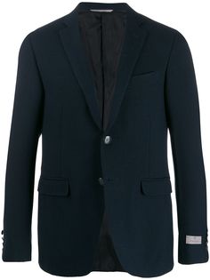 Canali однобортный блейзер кроя слим