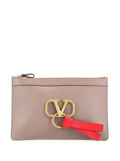 Valentino Garavani клатч с логотипом VLogo