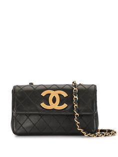 Chanel Pre-Owned стеганая сумка на плечо Cosmos с логотипом СС