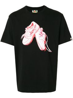BAPE футболка с принтом