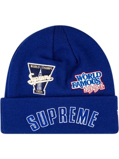Supreme шапка бини из коллаборации с New Era Championship