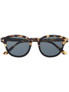 Tom Ford Eyewear солнцезащитные очки Jameson в круглой оправе