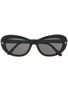 Tom Ford Eyewear солнцезащитные очки в круглой оправе