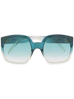 Fendi Eyewear солнцезащитные очки в квадратной оправе с затемненными линзами