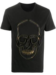 Alexander McQueen футболка с декором из молний