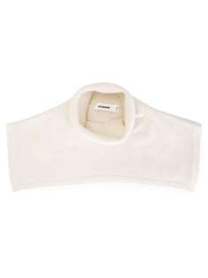 Jil Sander высокий воротник в рубчик