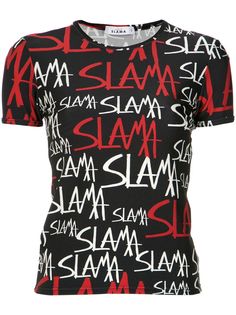 Amir Slama logo print T-shirt