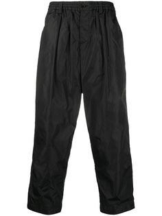 Marni укороченные брюки широкого кроя