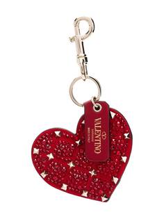 Valentino Garavani брелок с отделкой Valentino Garavani Rockstud в форме сердца