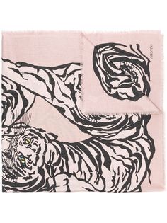 Valentino Garavani tiger print scarf