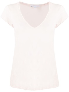 James Perse футболка тонкой вязки с V-образным вырезом