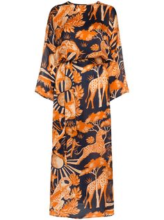 Chufy платье-туника с принтом