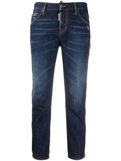 Dsquared2 укороченные джинсы с логотипом