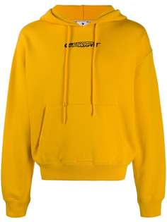 Off-White худи с принтом Workers