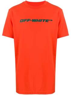 Off-White футболка с принтом Workers