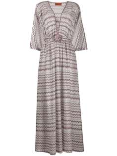 Missoni Mare трикотажное платье с узором зигзаг