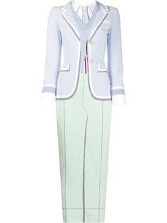 Thom Browne длинное платье с принтом