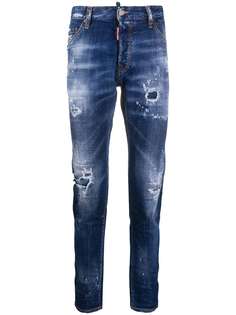 Dsquared2 джинсы кроя слим с эффектом потертости