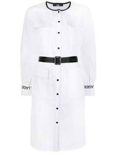 Karl Lagerfeld платье-рубашка с длинными рукавами
