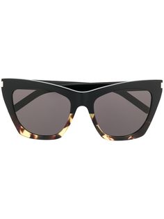 Saint Laurent Eyewear солнцезащитные очки в оправе кошачий глаз