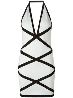 Balmain платье с открытой спиной