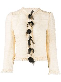 Chanel Pre-Owned блузка 2006-го года на шнуровке