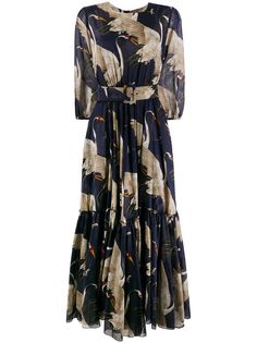 Samantha Sung платье макси Anna с принтом