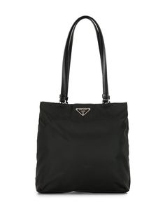 Prada Pre-Owned сумка на плечо с металлическим логотипом