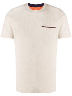 Brunello Cucinelli футболка с нагрудным карманом