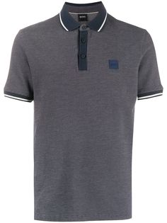 Boss Hugo Boss рубашка поло с нашивкой-логотипом