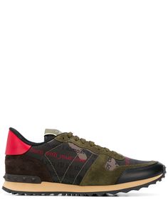 Valentino Garavani кроссовки Valentino Garavani Rockrunner с камуфляжным принтом