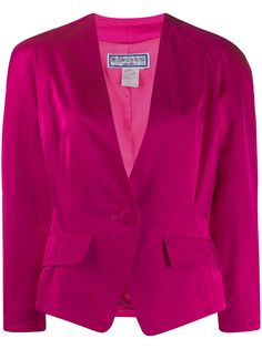 Yves Saint Laurent Pre-Owned жакет 1980-х годов на пуговице