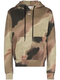 Off-White худи с камуфляжным принтом