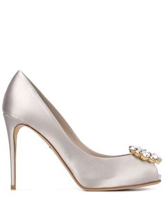 Dolce & Gabbana декорированные туфли на высоком каблуке