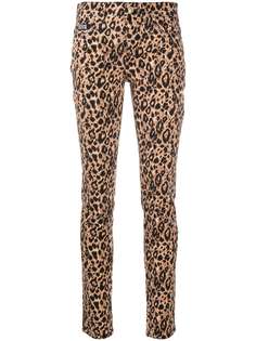 Versace Jeans Couture брюки с леопардовым принтом