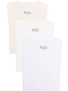 Maison Margiela three-pack cotton T-shirts