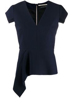 Roland Mouret Breen asymmetric drape detail blouse