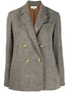 Vince double-breasted long-sleeve blazer