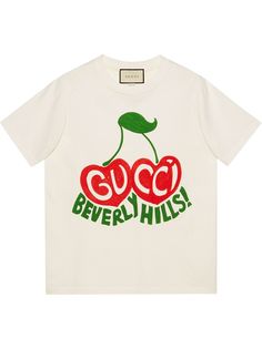 Gucci футболка Beverly Hills с принтом