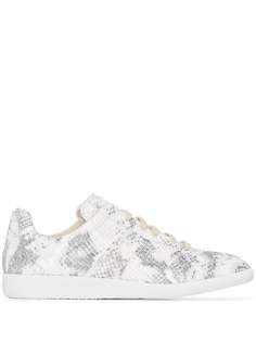 Maison Margiela snake-print low-top sneakers