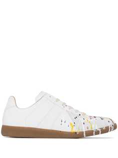 Maison Margiela Replica paint splatter-effect low-top sneakers