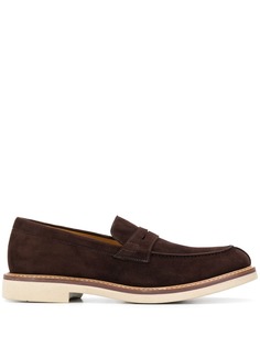 Corneliani лоферы без застежки