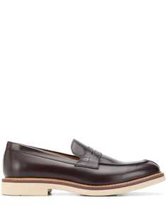 Corneliani лоферы без застежки