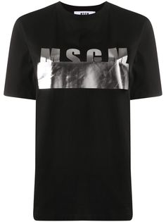 MSGM футболка с логотипом